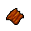 half-digested piece of meat