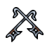 twin hooks