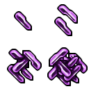 violet crystal shard